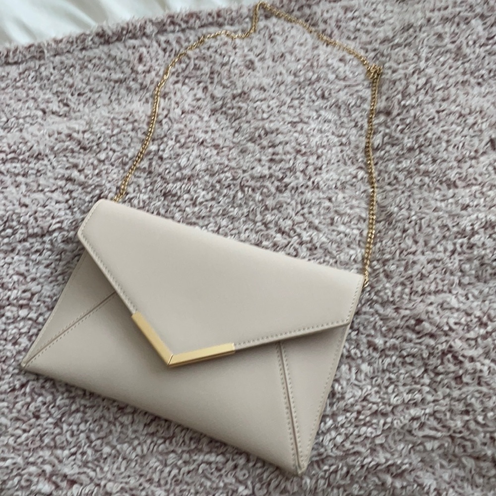 Brand new tan clutch purse